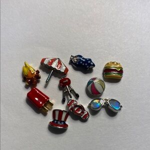 Origami Owl Charms Set: Summertime Fun